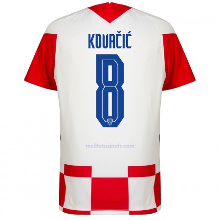 Maillot de Foot Croatie Mateo Kovacic 8 Domicile UEFA EURO 2020